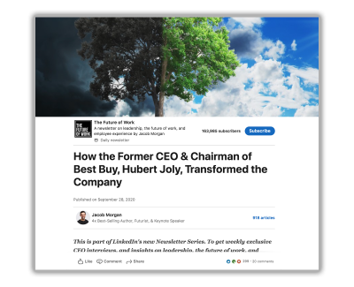 How the Former CEO & Chairman of Best Buy, Hubert Joly, Transformed the Company