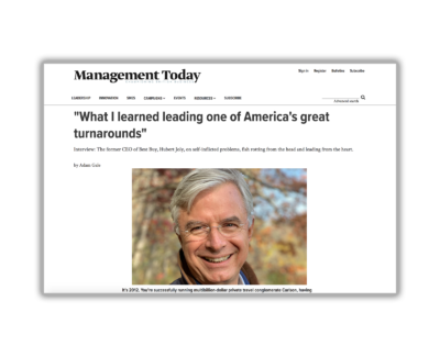 “What I learned leading one of America’s great turnarounds”