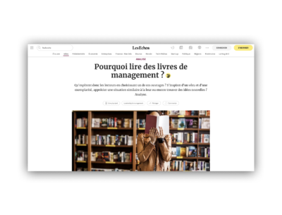 Pourquoi lire des livres de management ?