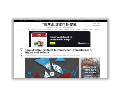 Should Retailers Split E-Commerce From Stores? A High-Level Debate