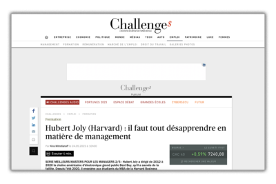 Hubert Joly: il faut tout désapprendre en matière de management