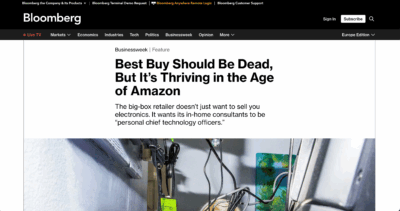 Best Buy Should Be Dead, But It’s Thriving in the Age of Amazon