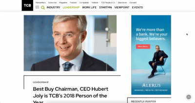 Best Buy Chairman, CEO Hubert Joly is TCB’s 2018 Person of the Year