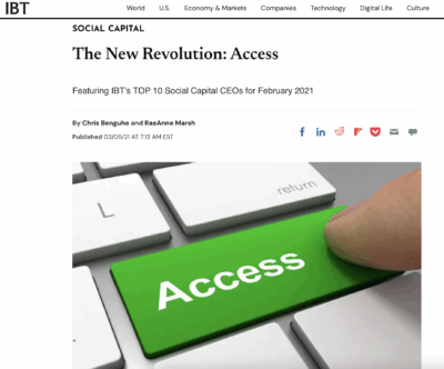 The New Revolution: Access