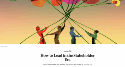 How to Lead in the Stakeholder Era
