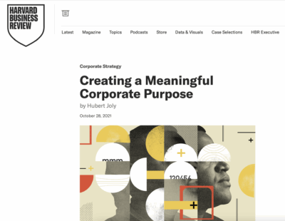 Creating a Meaningful Corporate Purpose
