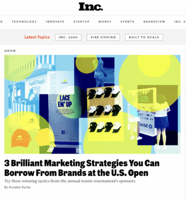 3 Brilliant Marketing Strategies You Can Borrow From Brands at the U.S. Open