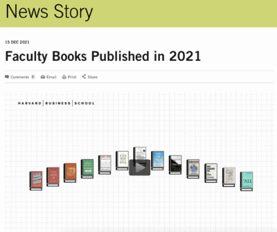 Faculty Books Published in 2021