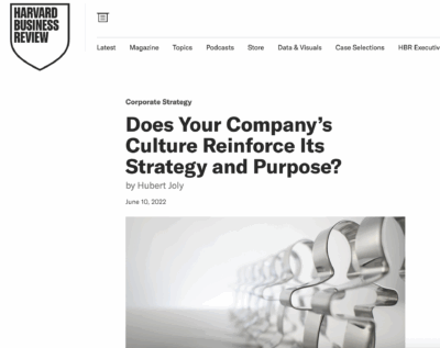 Does Your Company’s Culture Reinforce Its Strategy and Purpose?