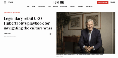 Legendary retail CEO Hubert Joly’s playbook for navigating the culture wars